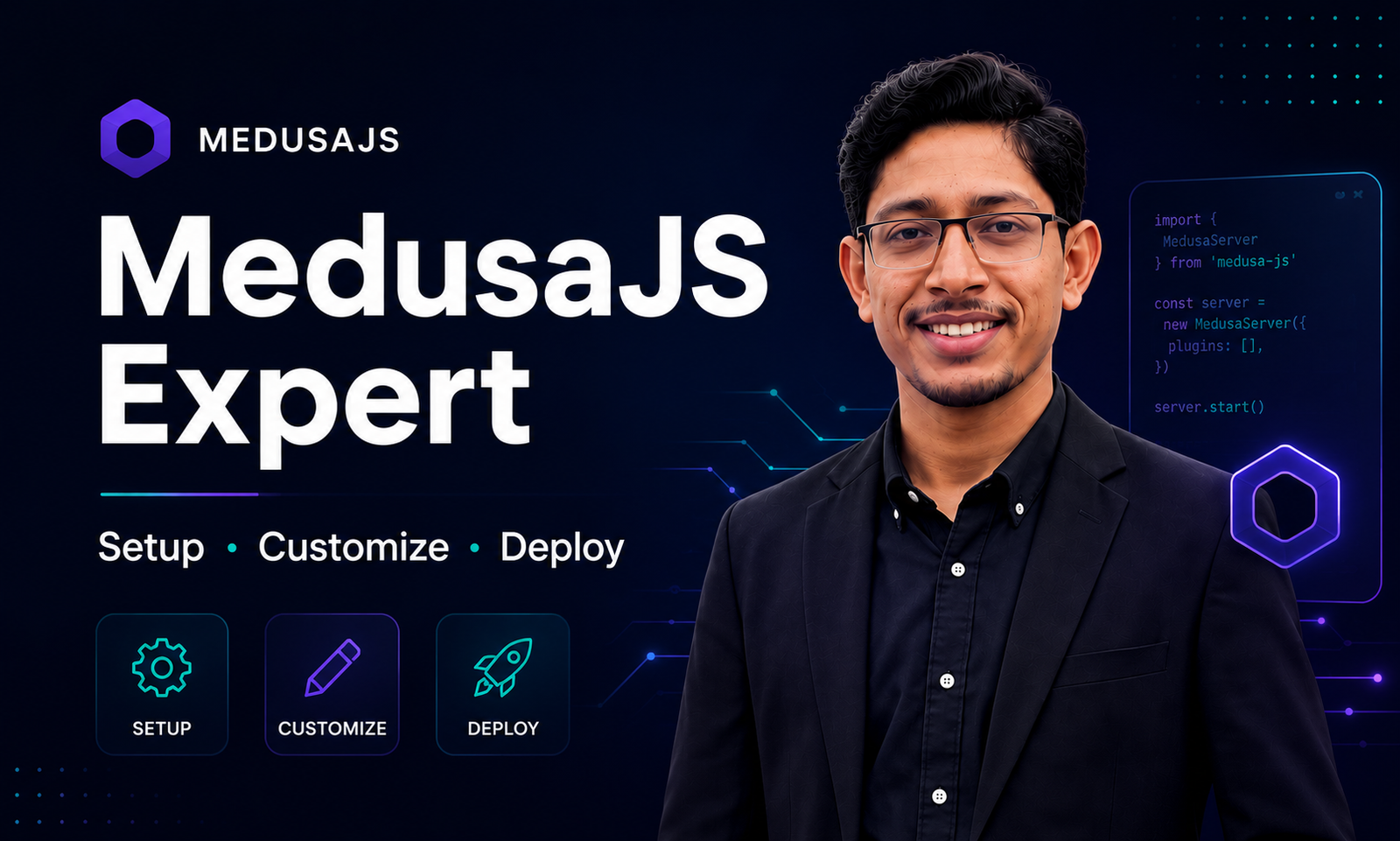 I will develop customize and deploy MedusaJS ecommerce stores